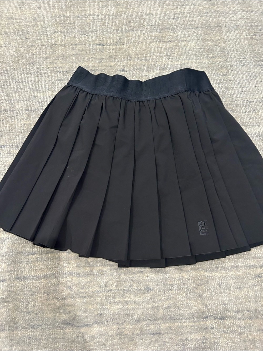 PE NATION Black Pleated Women's Skirt